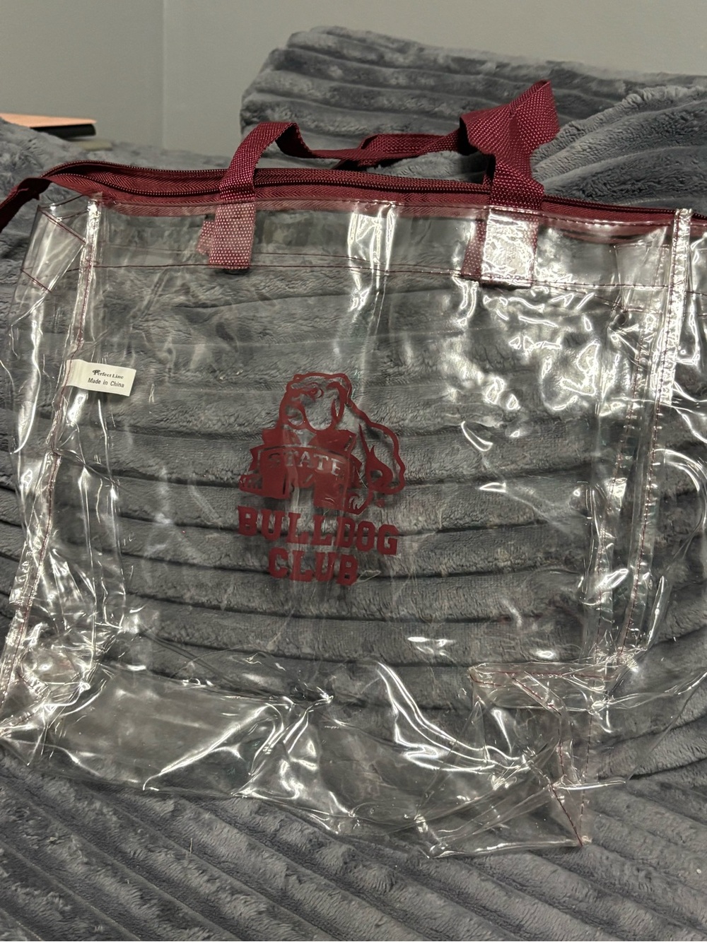 Mississippi State clear bag for games